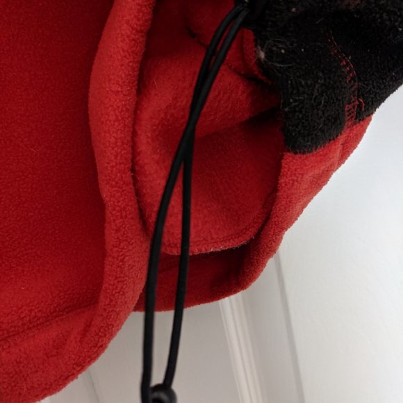 GAP red-black 1/4-zip Fleece Sweatshirt Men’s M - Picture 5 of 12